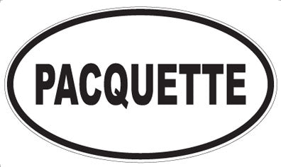PACQUETTE - Oval Magnet