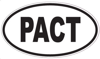 PACT - Oval Sticker