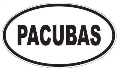PACUBAS - Oval Magnet