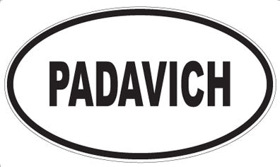 PADAVICH - Oval Magnet