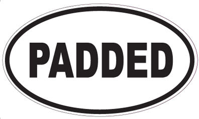 PADDED - Oval Sticker