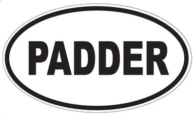 PADDER - Oval Sticker