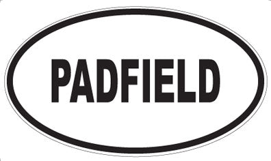 PADFIELD - Oval Magnet