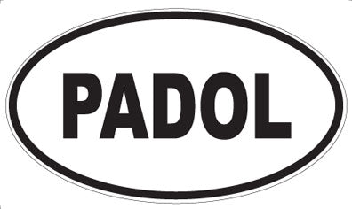 PADOL - Oval Sticker