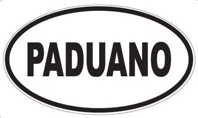 PADUANO - Oval Magnet