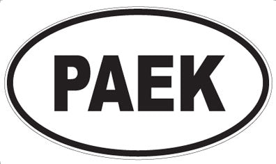 PAEK - Oval Sticker