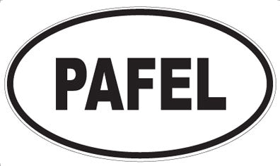 PAFEL - Oval Magnet