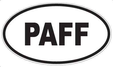 PAFF - Oval Magnet