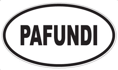 PAFUNDI - Oval Magnet