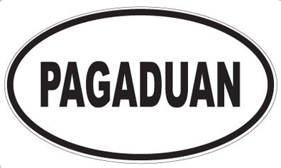 PAGADUAN - Oval Sticker