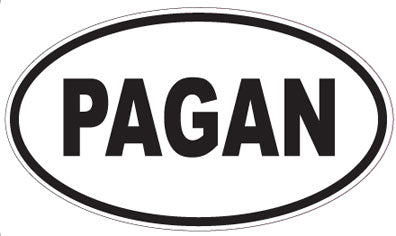 PAGAN - Oval Sticker