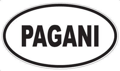 PAGANI - Oval Sticker