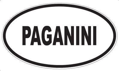 PAGANINI - Oval Magnet