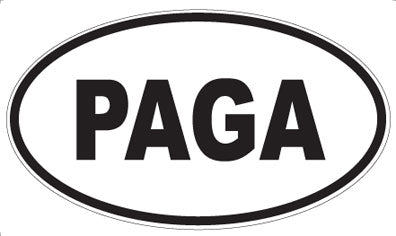 PAGA - Oval Magnet