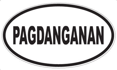 PAGDANGANAN - Oval Sticker