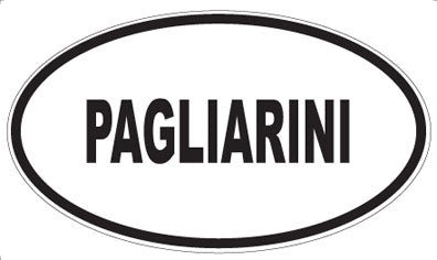 PAGLIARINI - Oval Sticker
