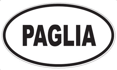 PAGLIA - Oval Magnet