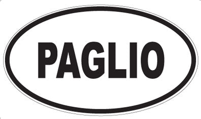 PAGLIO - Oval Sticker