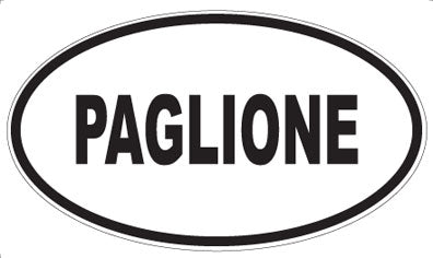 PAGLIONE - Oval Magnet