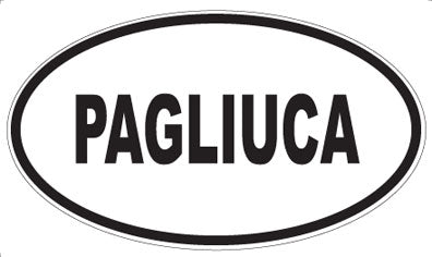 PAGLIUCA - Oval Sticker