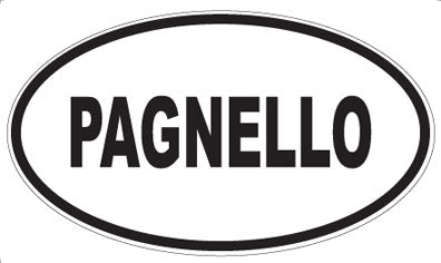 PAGNELLO - Oval Sticker