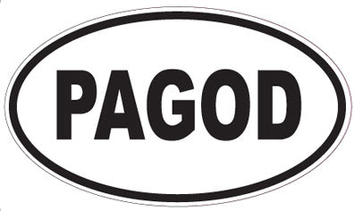 PAGOD - Oval Sticker