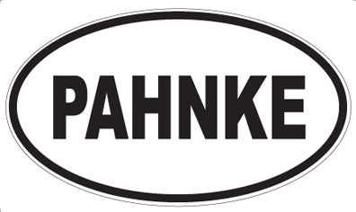 PAHNKE - Oval Magnet