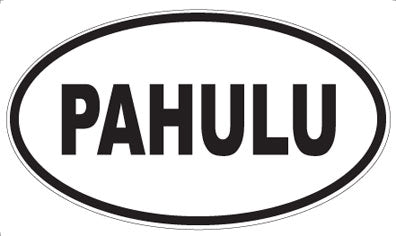 PAHULU - Oval Sticker