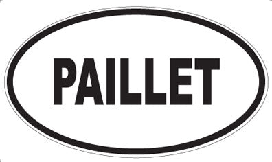 PAILLET - Oval Sticker