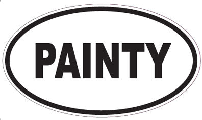 PAINTY - Oval Sticker