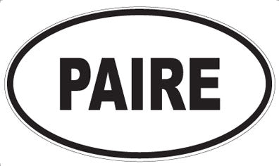 PAIRE - Oval Magnet
