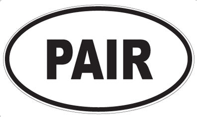 PAIR - Oval Magnet