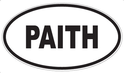 PAITH - Oval Sticker
