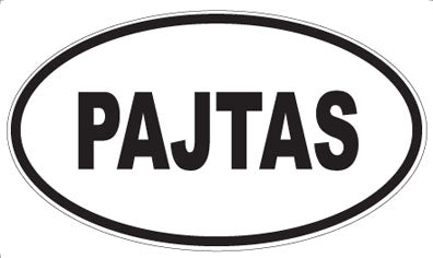 PAJTAS - Oval Magnet