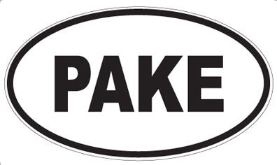 PAKE - Oval Magnet