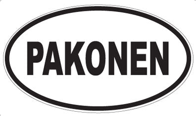 PAKONEN - Oval Magnet