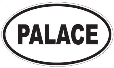 PALACE - Oval Sticker