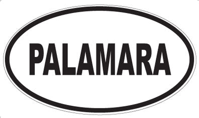PALAMARA - Oval Sticker