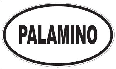 PALAMINO - Oval Sticker