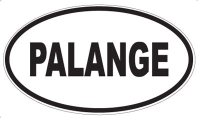 PALANGE - Oval Magnet