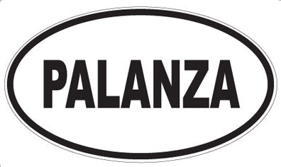 PALANZA - Oval Magnet