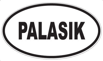 PALASIK - Oval Sticker