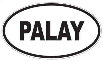 PALAY - Oval Magnet