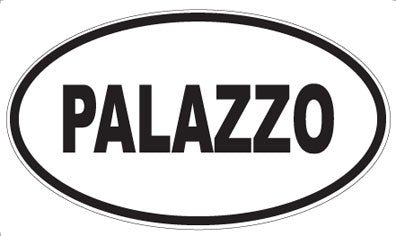 PALAZZO - Oval Sticker