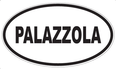 PALAZZOLA - Oval Sticker