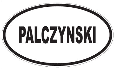 PALCZYNSKI - Oval Magnet