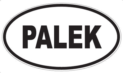 PALEK - Oval Sticker