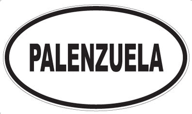 PALENZUELA - Oval Magnet