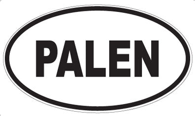 PALEN - Oval Magnet