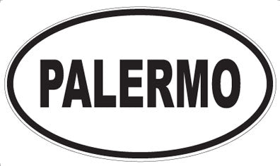 PALERMO - Oval Magnet